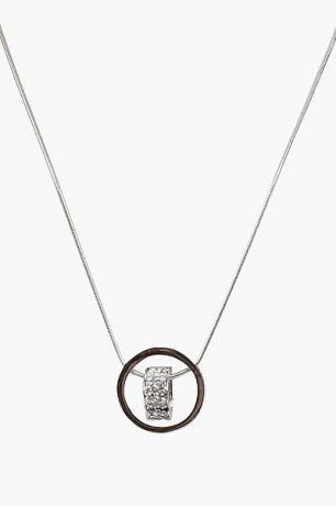 Fashion Jewelry Колье "Сердце-кольцо" для девочки FJ2 серый Fashion Jewelry