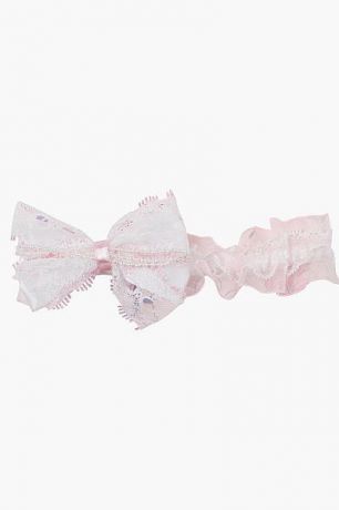 Бэби Ко Повязка "Бант" для девочки MN775/1 розовый Бэби Ко