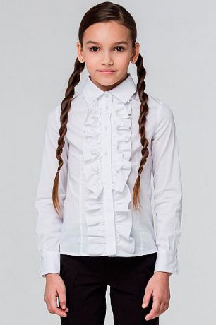 Silver Spoon Блуза для девочки SSFSG-629-23015-200 белый Silver Spoon