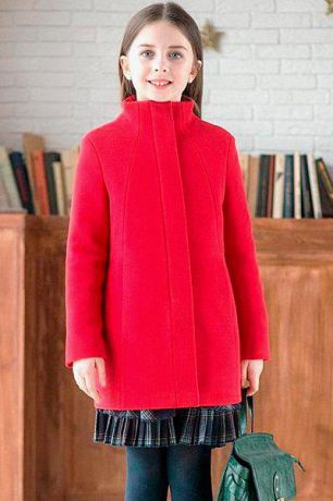 Mamma Mila Пальто для девочки FG16-S1 красный Mamma Mila