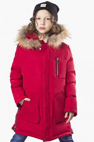 MNC Куртка для девочки A18918 красный Mnc