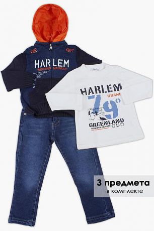 Band Толстовка+джинсы+футболка комплект для мальчика BAB2333 оранжевый Band