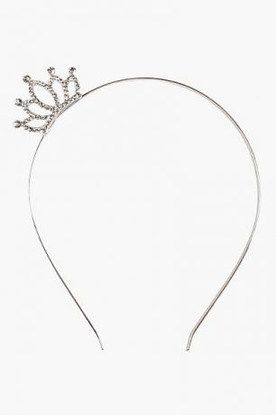 Fashion Jewelry Ободок "Корона" для девочки FJ14/2 серый Fashion Jewelry