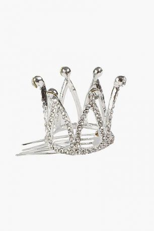 Fashion Jewelry Гребень "Корона" для девочки FJ13/8 серый Fashion Jewelry