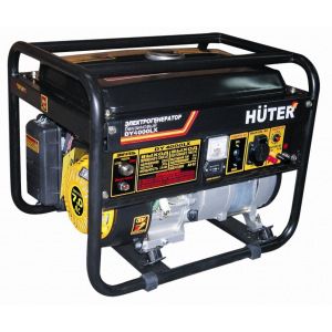 Бензиновый генератор huter dy4000lx - электростартер