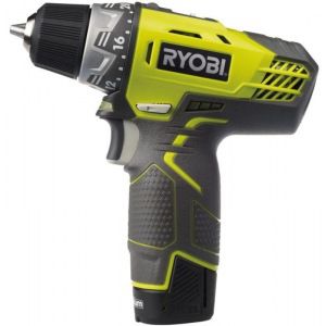 Аккумуляторная дрель-шуруповерт ryobi r12dd-ll13s 3001802