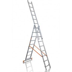 Трехсекционная лестница эйфель премьер 3х9