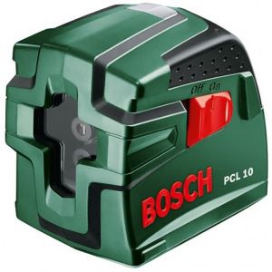 Лазерный нивелир с перекрестными лучами bosch pcl 10 basic 0.603.008.120