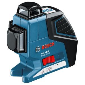 Линейный лазерный нивелир bosch gll3-80p + bt250 0.601.063.30b