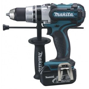 Аккумуляторная дрель-шуруповерт makita dhp454rfe