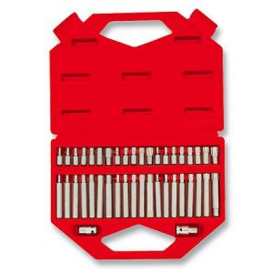 Набор бит stels hex, torx, spline, шестигранник 1/2"  42шт 11318