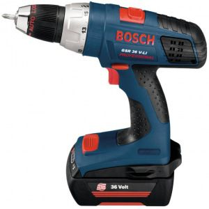 Аккумуляторная ударная дрель-шуруповерт bosch gsb 36 v-li 0.601.9c1.100