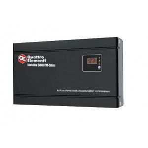 Настенный стабилизатор напряжения quattro elementi stabilia 5000 w-slim 640-544