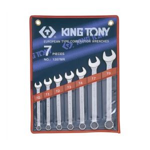 Набор комбинированных ключей king tony 10-19 мм 7 предметов 1207mr