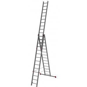 Трехсекционная лестница новая высота 3x14 604314