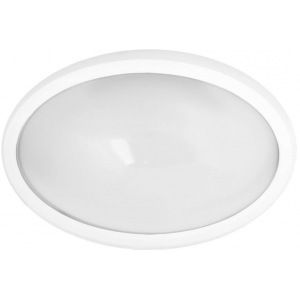 Влагозащищённый светильник 12led, 6вт, ip65, 220в овал camelion lbl-0212-nw c01 11443