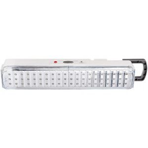 Аккумуляторный фонарь, 60 led, 2 режима, 220в красная цена el-600 4606400613268