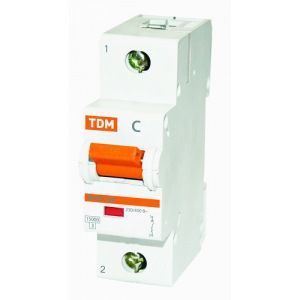 Автоматический выключатель tdm ва47-125 1р 40а 15ка с sq0208-0055