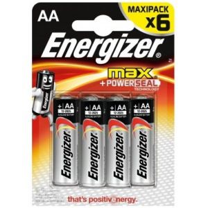 Батарейки lr6 aa max 1.5в бл/6 energizer 7638900410792
