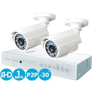 Комплект видеонаблюдения ahd 1mpx дача 4+2 ivue ivue-d5004 ahc-b2
