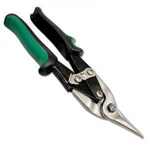 Ножницы по металлу santool с обрезиненными двухкомпонентными ручками левые 250 мм 031201-001-250