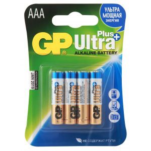 Батарейки ultra plus alkaline lr03 (4 шт; блистер) gp 24aup-2cr4