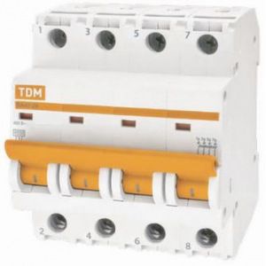 Автоматический выключатель tdm ва47-29 4р 50а 4.5ка в sq0206-0063