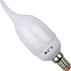 Энергосберегающая лампа, свеча кэл-cв е14 9вт 2700к промопак уп.6шт iek lle61-14-009-2700-s6 261562