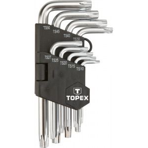 Ключи звездочки topex ts10-50 9 шт. 35d950