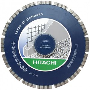 Диск алмазный отрезной сегментированный по бетону (125х22.2 мм) hitachi htc-773050