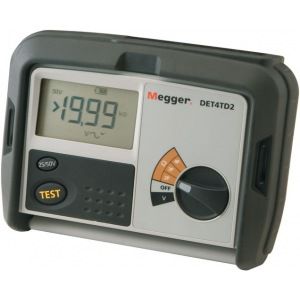 Измеритель сопротивления заземления megger det4td2 1000-347