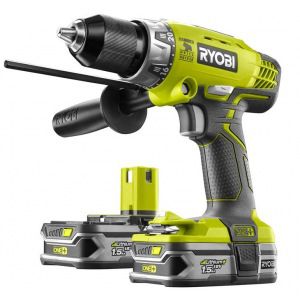 Ударная дрель-шуруповерт ryobi r18pd-ll15s