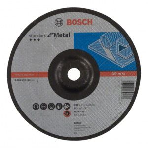 Обдирочный круг по металлу a 24 p bf (230х6х22.2 мм) bosch 2608603184