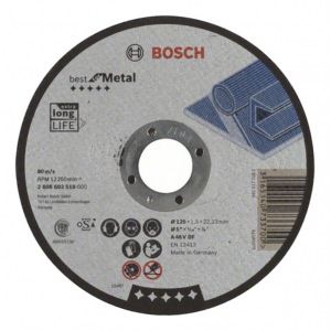 Отрезной круг по металлу (125x1.5х22.2 мм) bosch 2608603518