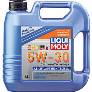 Нс-синтетическое моторное масло liqui moly leichtlauf high tech ll 5w-30 4л 39006