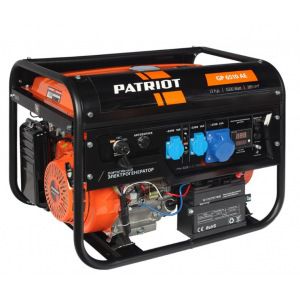Бензиновый генератор patriot gp 6510ae 474101580