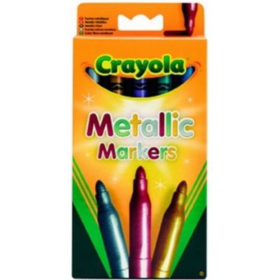 Маркеры Crayola 5 штук металлики, Crayola