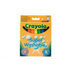 Набор Crayola из 8 смываемых фломастеров в 
универсальной упаковке, Crayola
