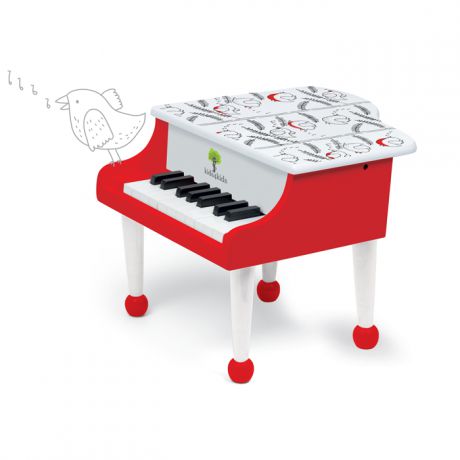 Волшебные ноты Детский рояль из дерева 
(18 клавиш), Kids4Kids