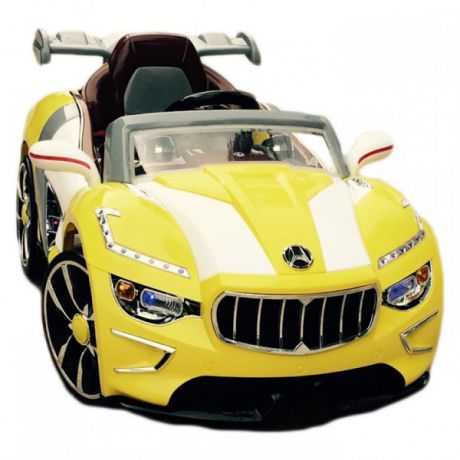 Электромобиль Maserati с АКП и пультом управления 
для родителей, желтый