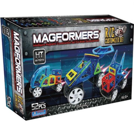 Магнитный конструктор MAGFORMERS 63091 R/C custom set, 
MAGFORMERS