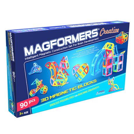 Магнитный конструктор MAGFORMERS 63118 Creative 90, 
MAGFORMERS