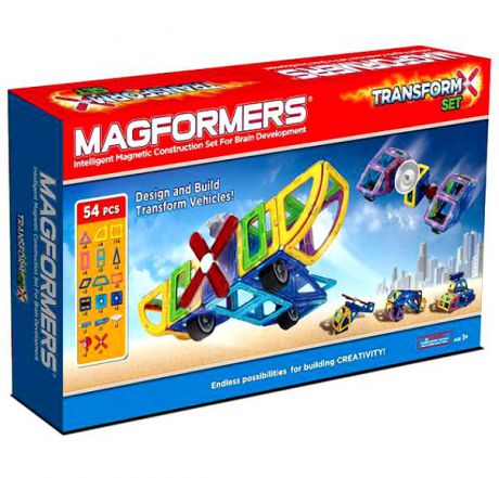 Магнитный конструктор MAGFORMERS 63089 Transform set, 
MAGFORMERS