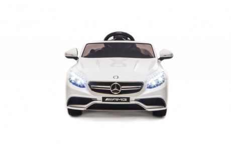 Mercedes-Benz S63 (ЛИЦЕНЗИОННАЯ МОДЕЛЬ) с пультом 
управления для родителей,белый