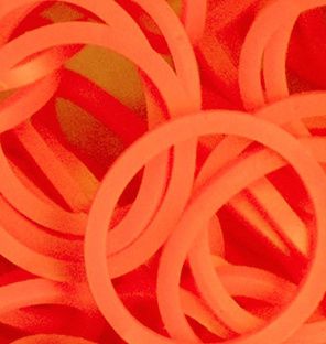 Резиночки для плетения браслетов Rainbow Loom 
Неон, оранжевый, RAINBOW LOOM