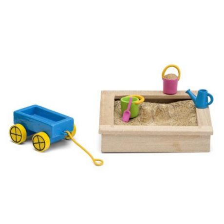 Аксессуары для домика Смоланд "Детская 
песочница с игрушками" , Lundby