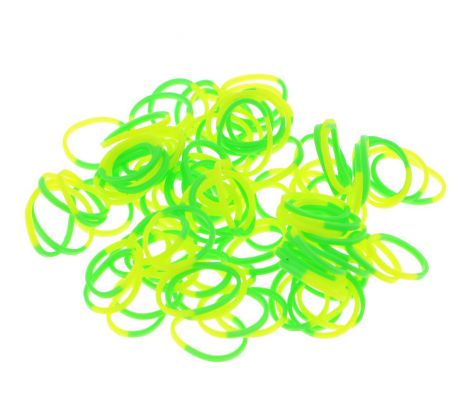 Резиночки для плетения браслетов Rainbow Loom 
Неон, желто-зеленый, RAINBOW LOOM