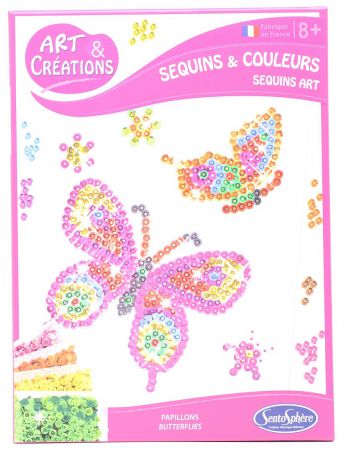 Набор для детского творчества "Блестящие 
бабочки", SentoSpherE