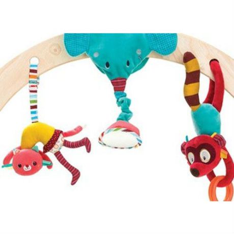 Цирк Шапито: набор подвешивающихся игрушек 
- погремушек, Lilliputiens