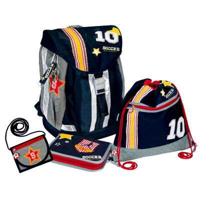 Школьный рюкзак "Soccer" Flex Style с наполнением, 
Spiegelburg